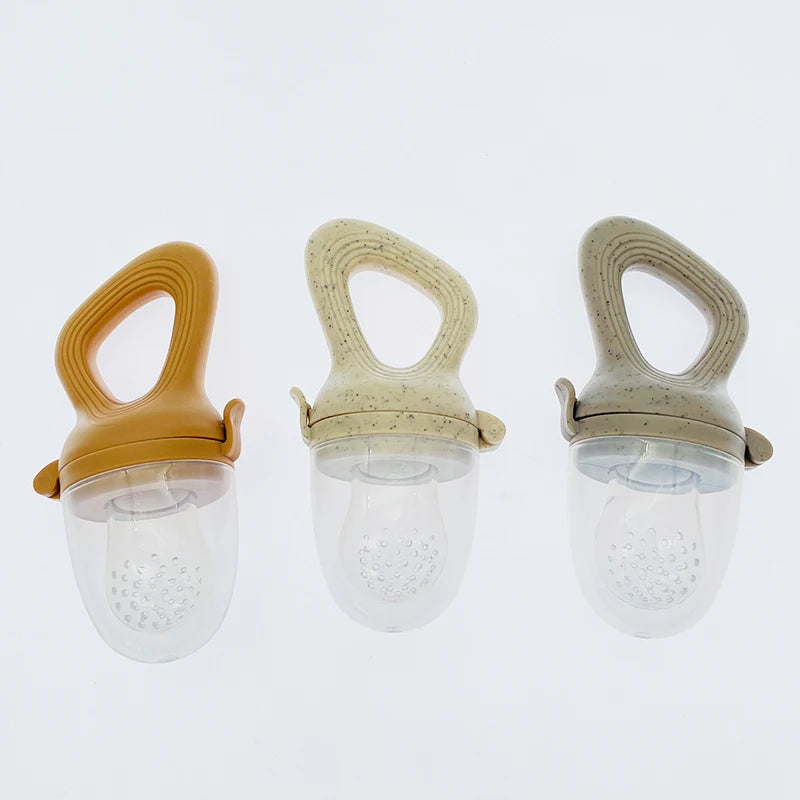 Silicone Baby Fruit/Vegetable Feeding Pacifier with Cover