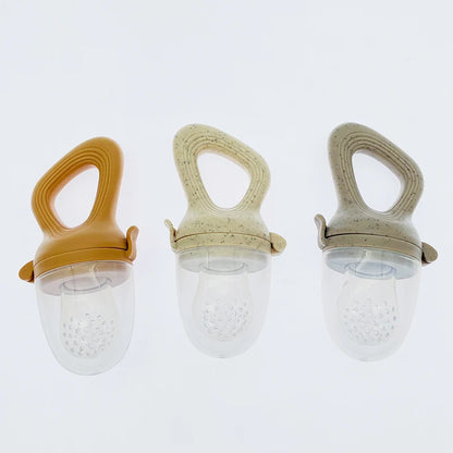 Silicone Baby Fruit/Vegetable Feeding Pacifier with Cover