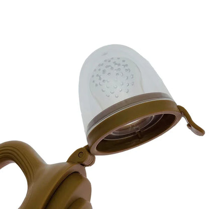 Silicone Baby Fruit/Vegetable Feeding Pacifier with Cover