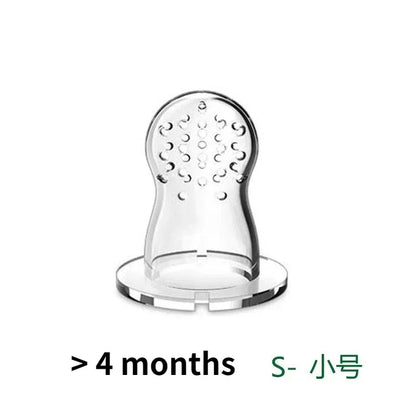Silicone Baby Fruit/Vegetable Feeding Pacifier with Cover