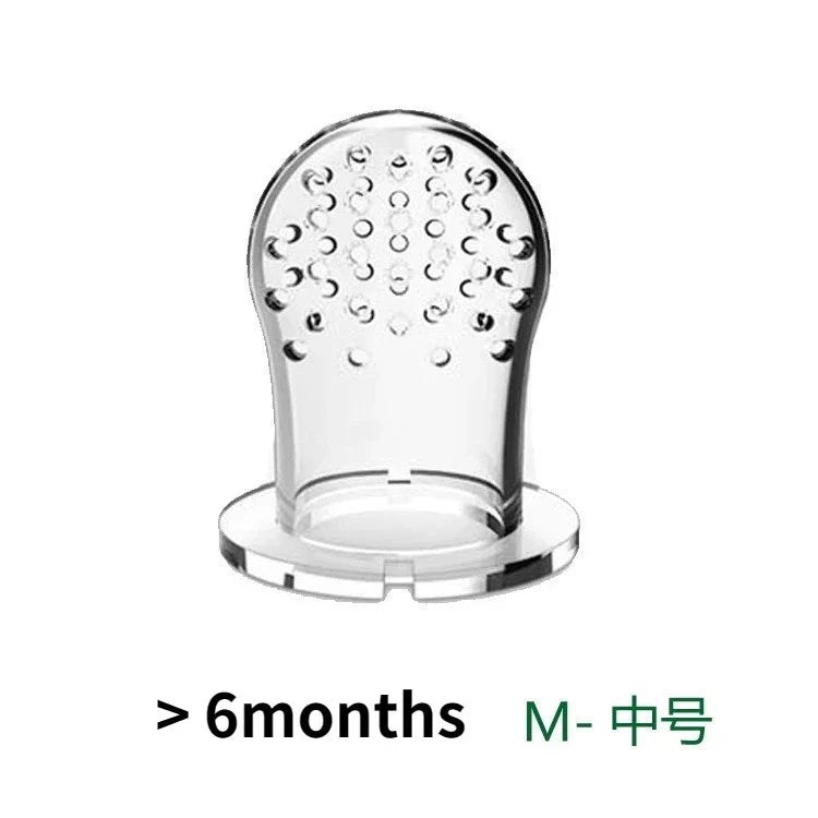 Silicone Baby Fruit/Vegetable Feeding Pacifier with Cover