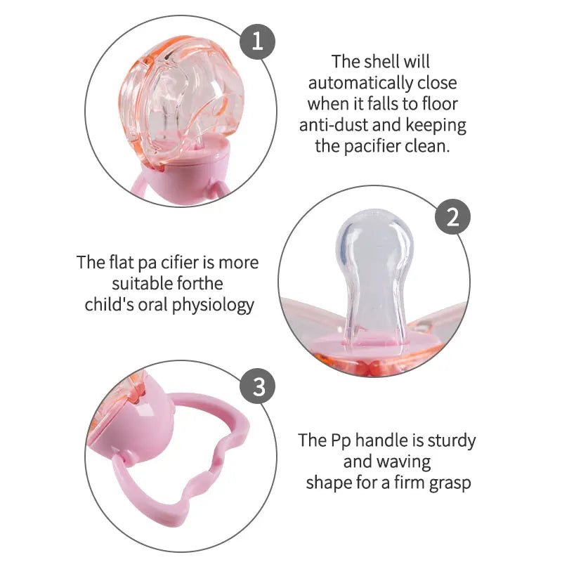 Self-Closing Dust-Free Pacifier